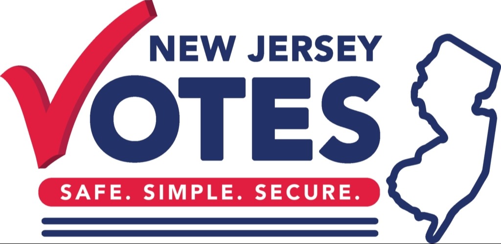 New Jersey Votes with a picture of the State