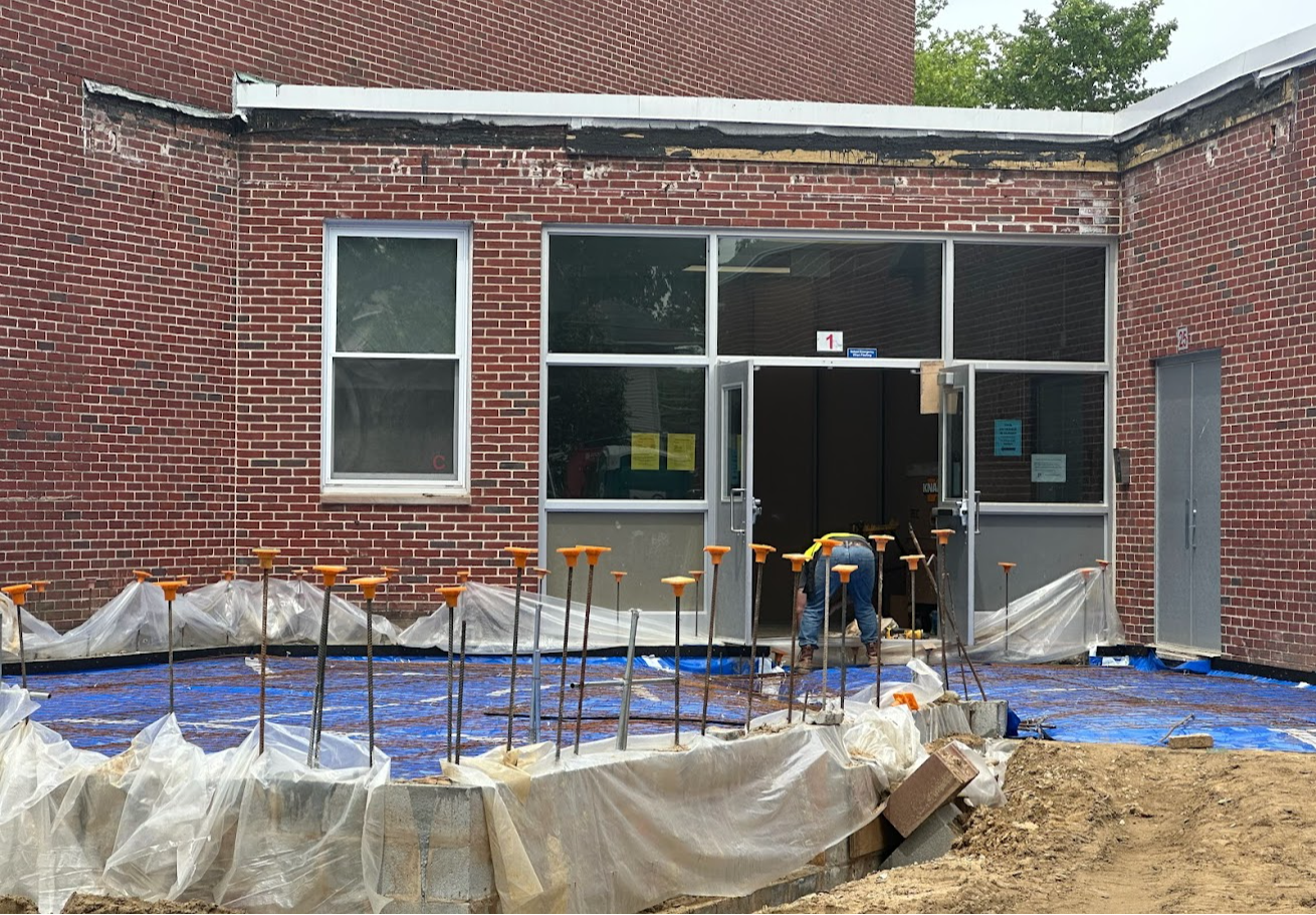 front of door 1 concrete pour for new foundation