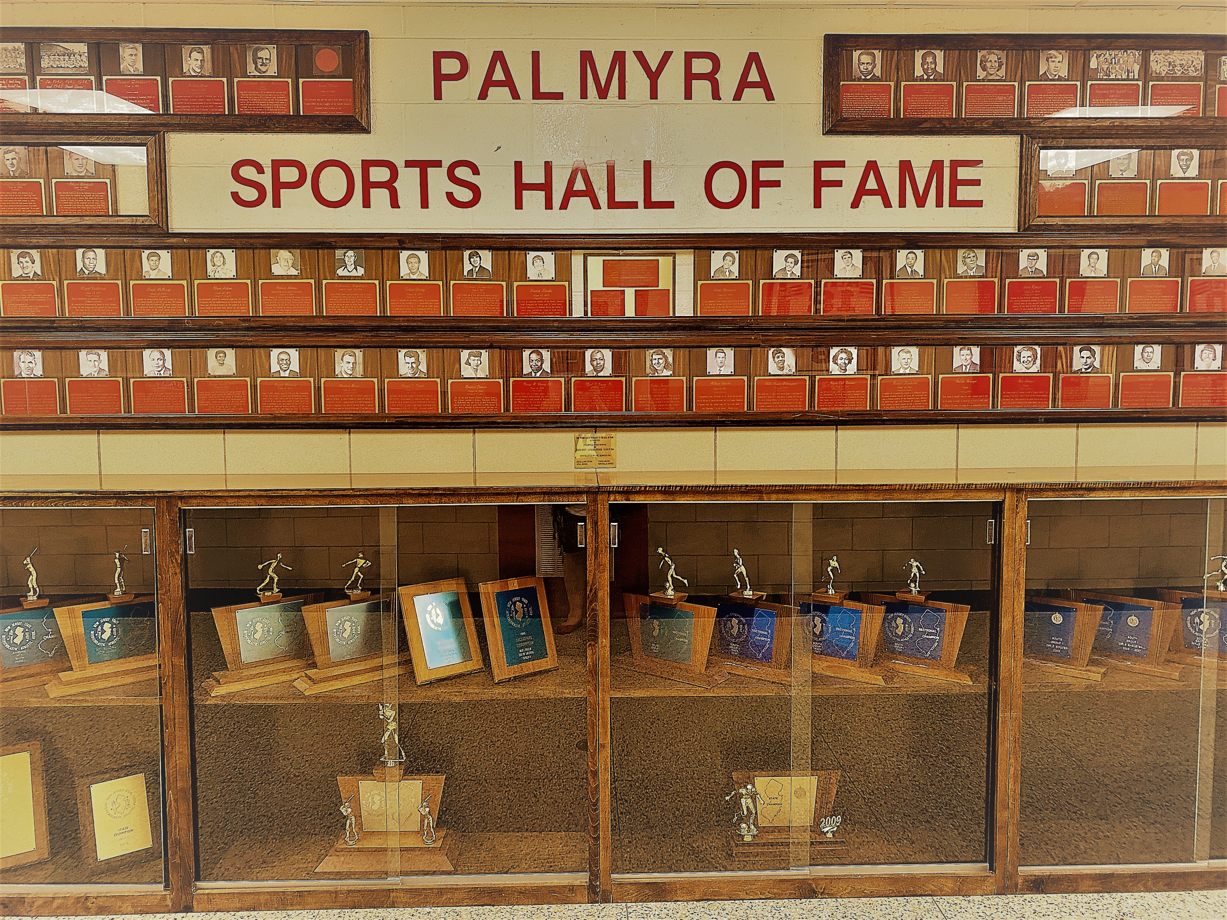 Athletic Hall of Fame Wall