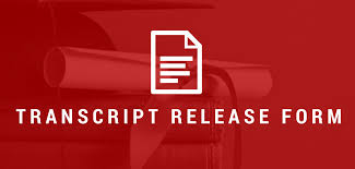 transcript release form