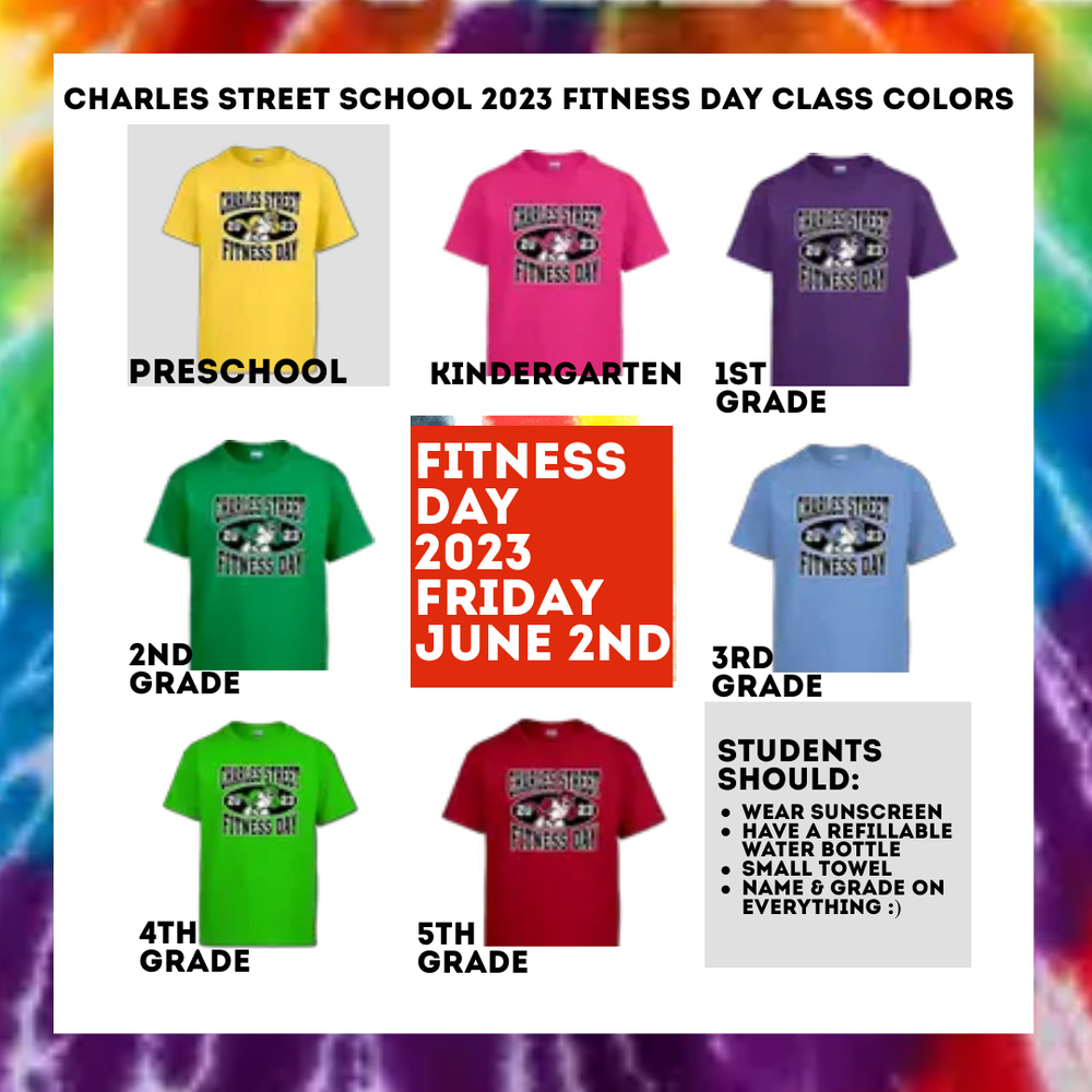 FITNESS DAY COLOR GUIDE