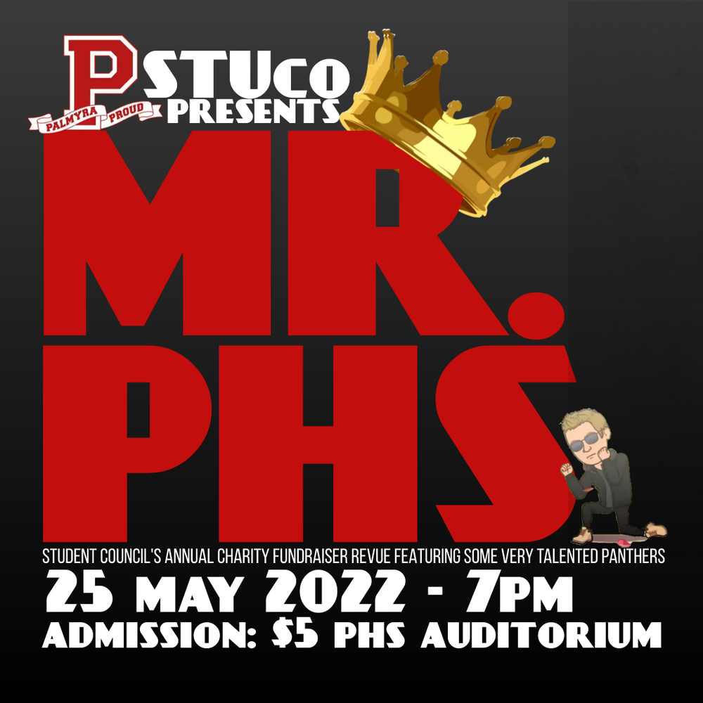 Mr. PHS event poster
