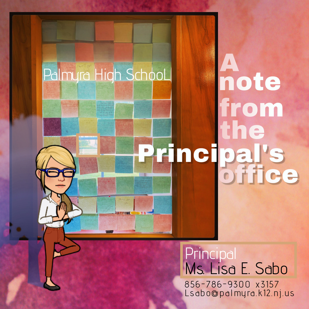 A note from the Principal's office