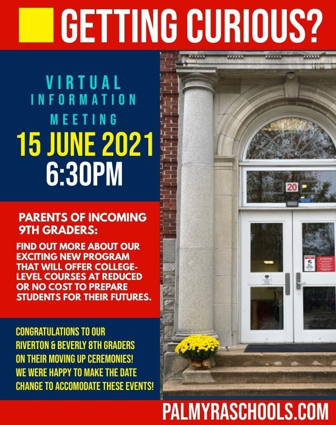 Getting Curious invitation to virtual meeting