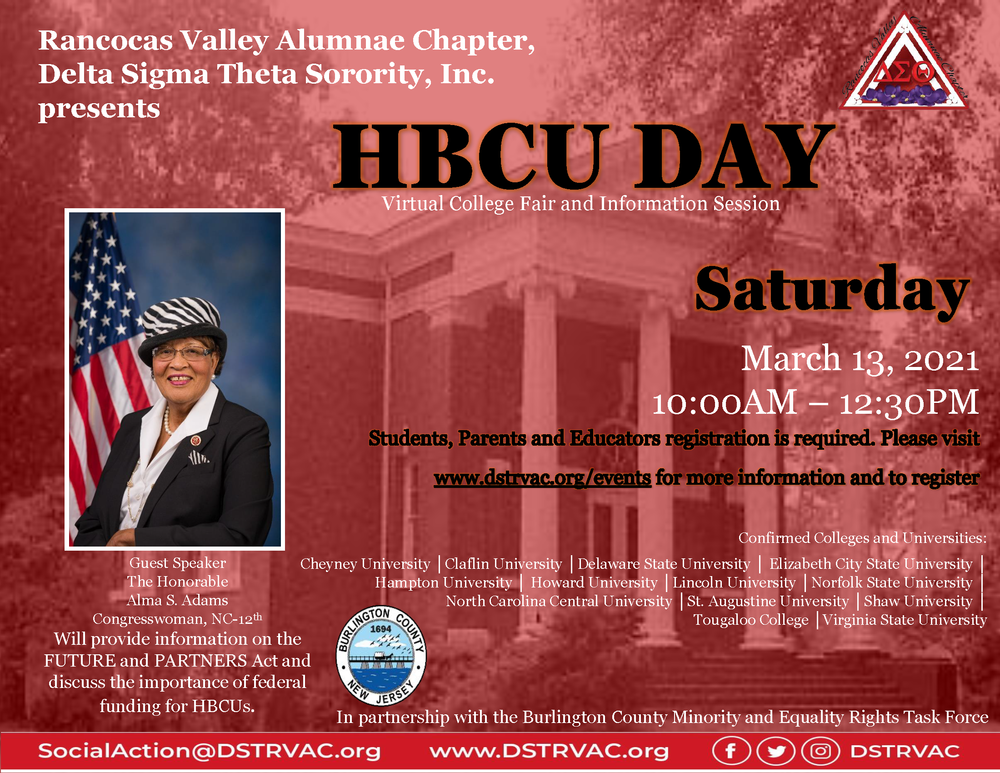 HBCU DAY sponsored by Burlington County