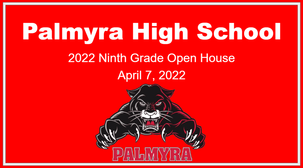 PHS Open House Slide Show cover snip