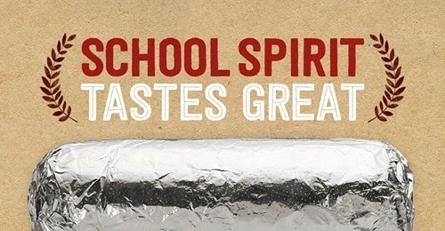 Chipotle Burrito for Fundraiser