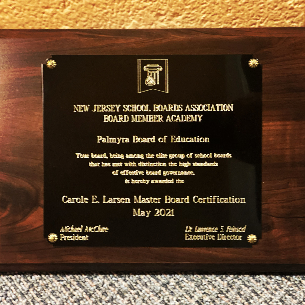 master board plaque