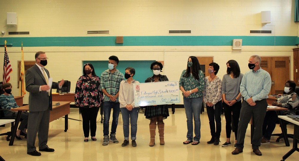 PHSFEE check to PHS for 8,000 on 12 May 21