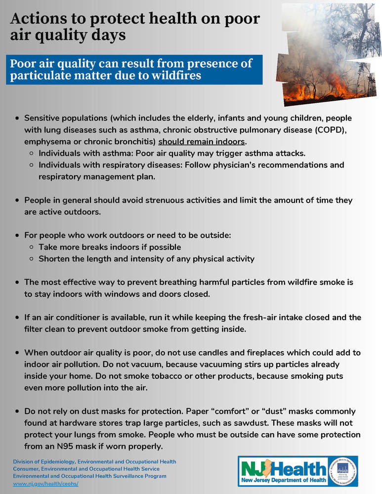 NJ public health advisory message