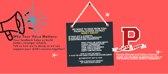 Family version of School Climate Survey flyer