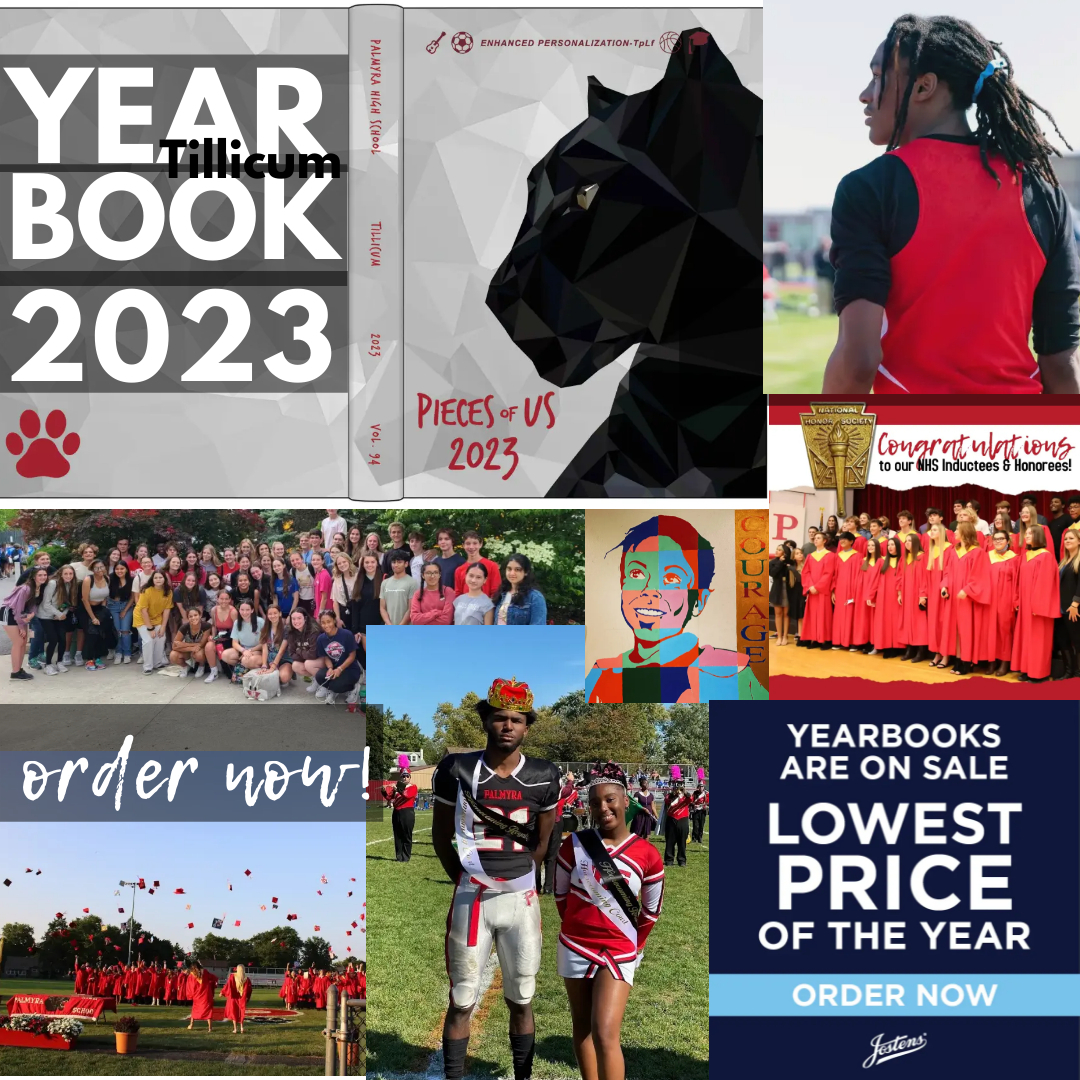 Palmyra Tillicum Yearbook Presale ends 10/28 with photos Palmyra Tillicum Yearbook Presale ends 10/28 with photos