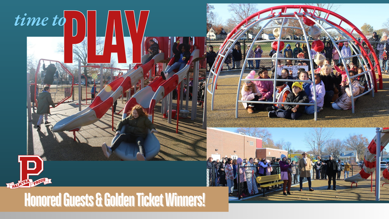 collage of photos of students on playground at css