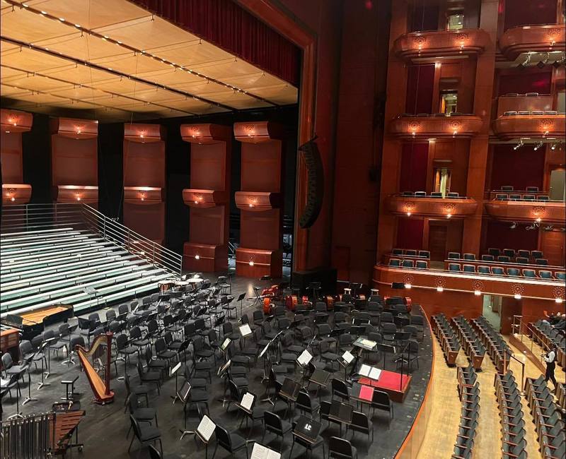 NJPAC center stage empty