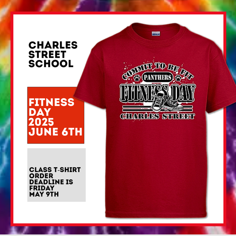 COMMIT TO BE FIT shirts for CSS fitness day