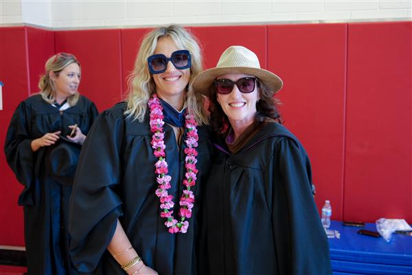 Mrs. Parker & Mrs. Coyle at Graduation