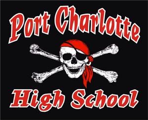 Port Charlotte High School - with Jolly Roger Logo