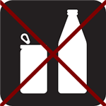 no bottles or cans 