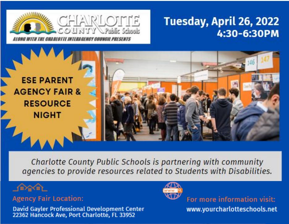 ESE Parent Agency Fair & Resource Night 